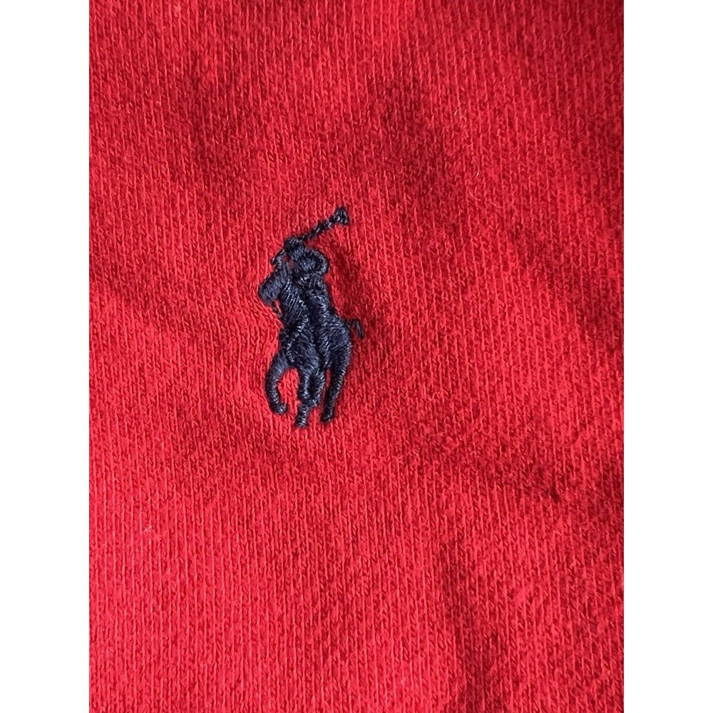 Polo By Ralph Lauren Boys Sweater Crew Neck Red Pony Red Color Size 10/12